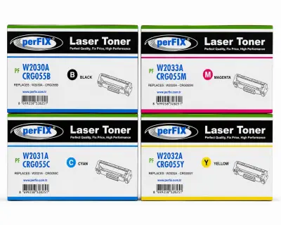 Cartridge PerFix CRG055/W2030A Color Set