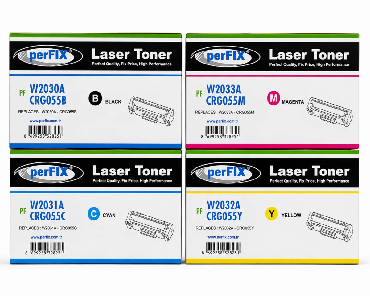 Cartridge PerFix CRG055/W2030A Color Set