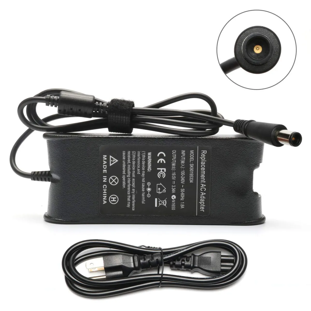 Dell Charger 19.5V 3.34A Black