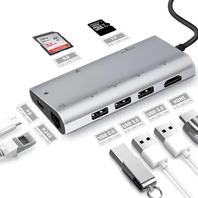 Type-C Hub 8 in 1