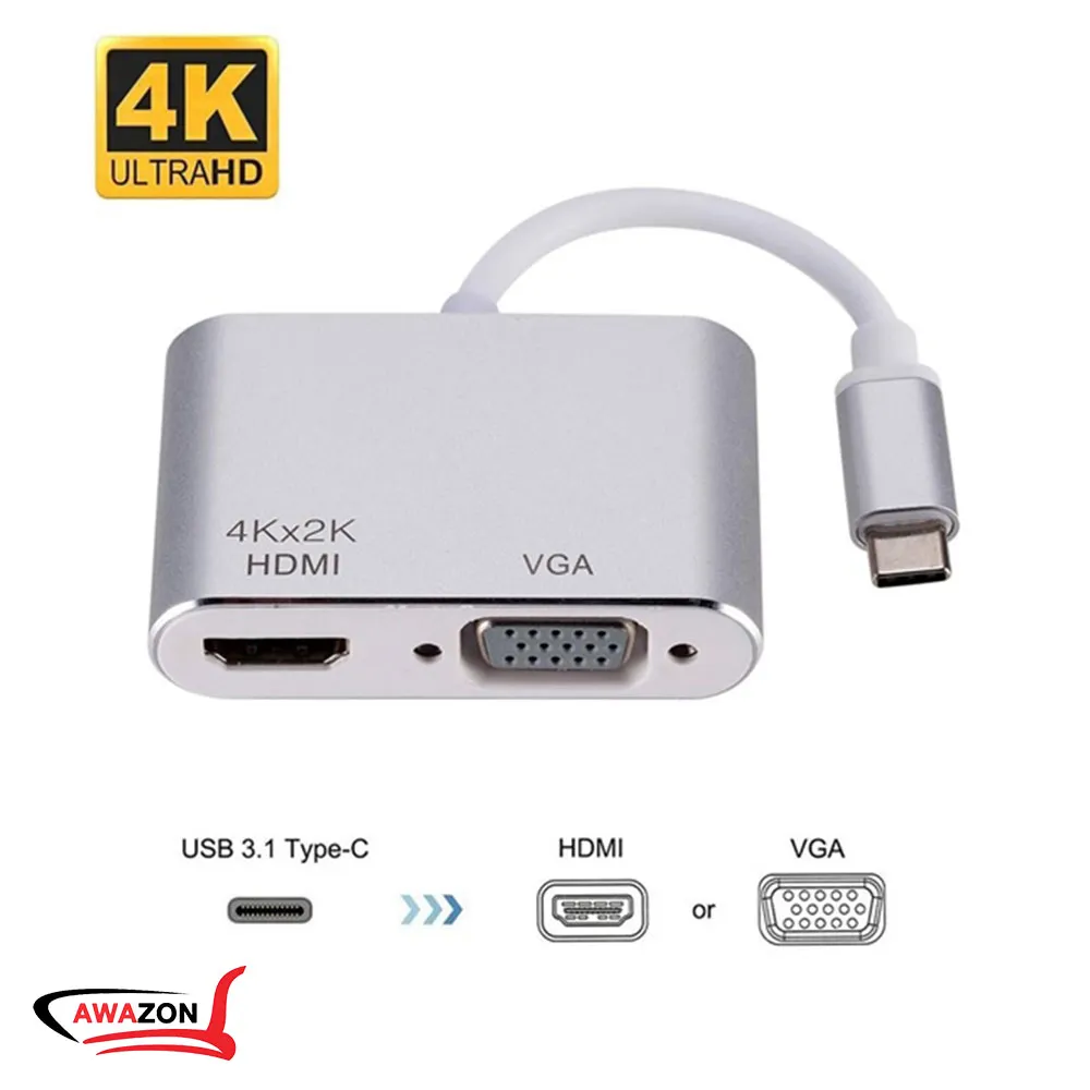 Type-C to HDMI & VGA