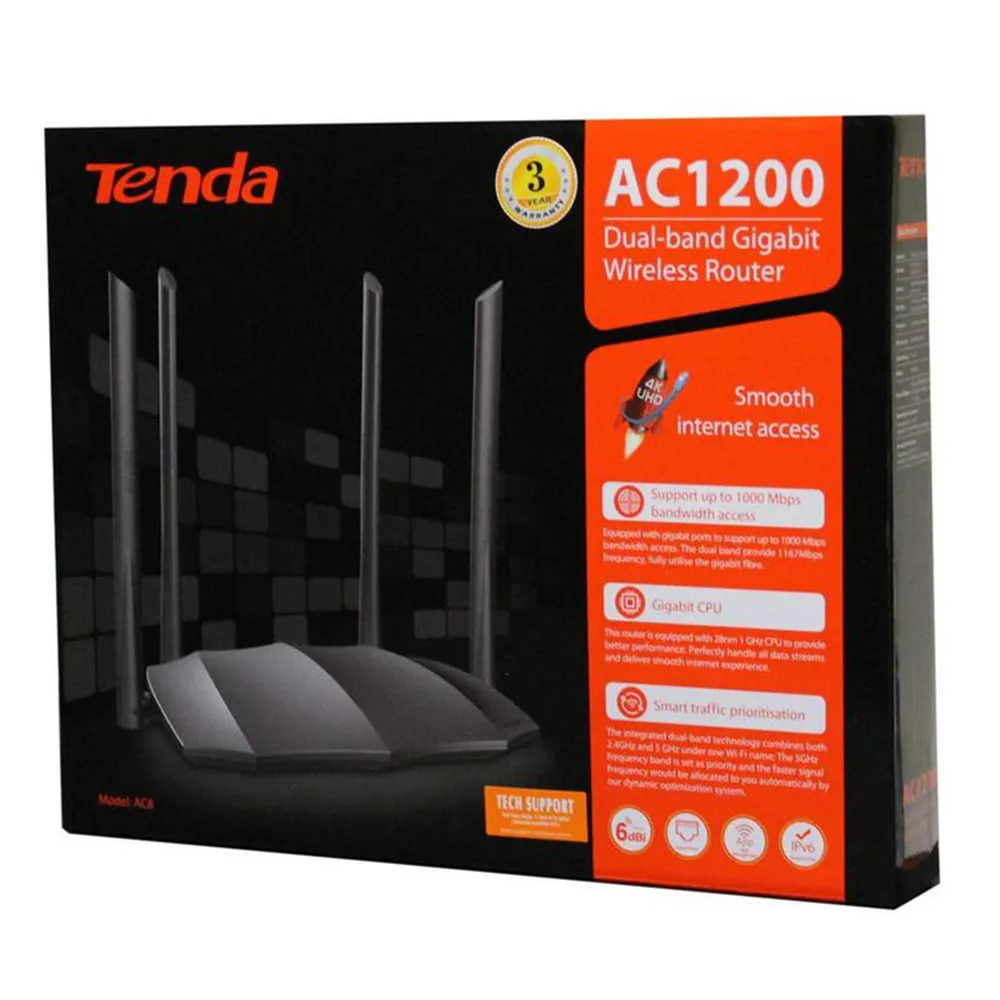 Tenda AC8 Router 1200Mbps