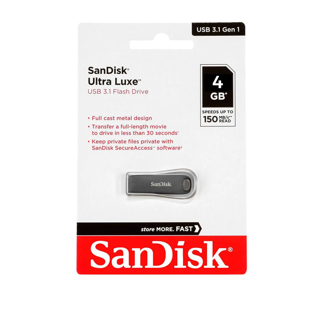 Flash SanDisk Ultra Luxe 4GB USB 3.1