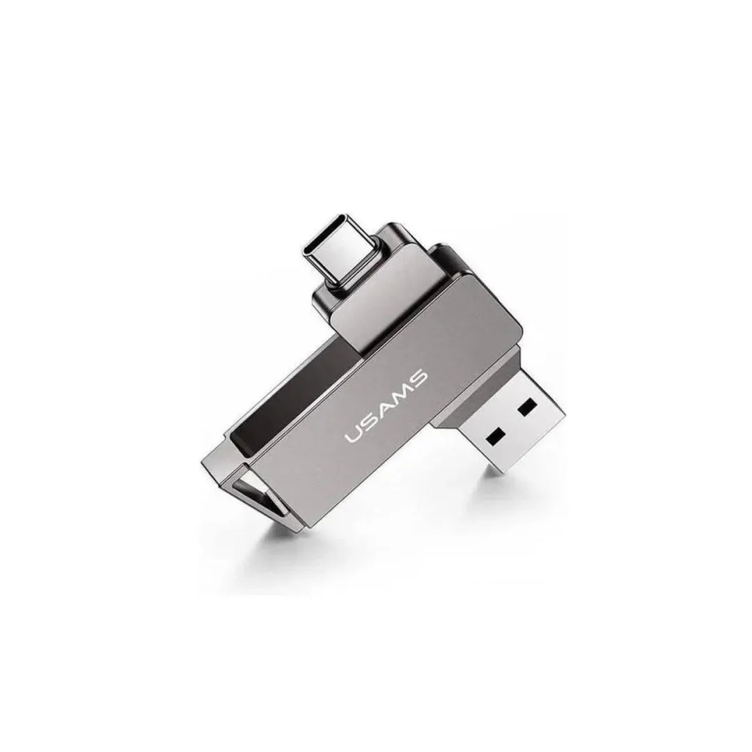 Flash Memory 128GB Usams USB and Type-C
