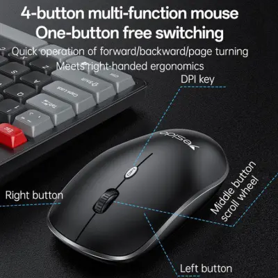 Keyboard & Mouse Yesido KB43 WIRLESS