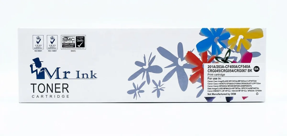 Cartridge Mr Ink 201A/CF400A/203A/CF540A/045/054/067 BK