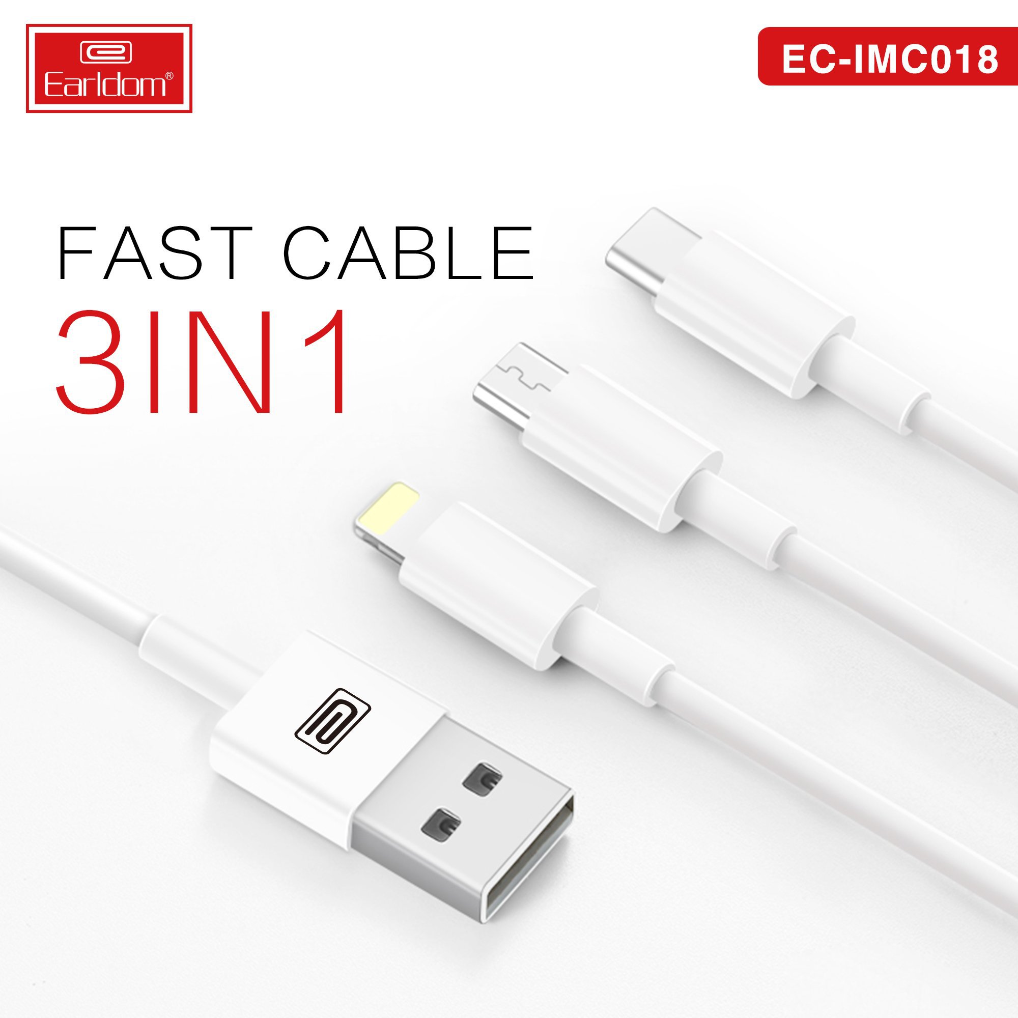 Earldom Fast Charging 25CM EC-085i Lightning