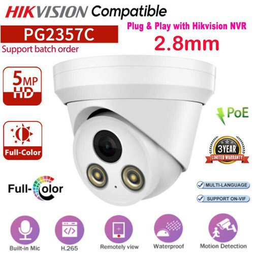 Set Camera Accuvision ColorVu 5MP AHD Mic