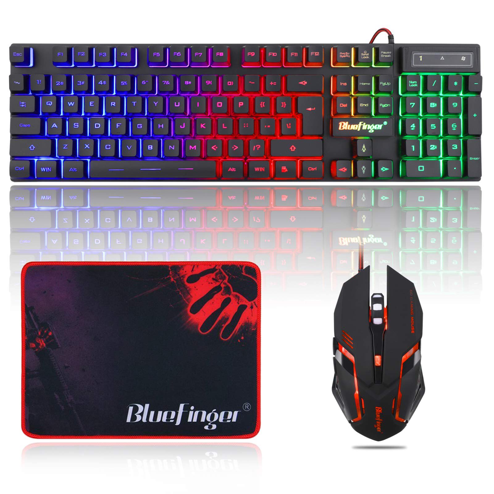 Keyboard and Mouse Wire RGB Marvo KM409
