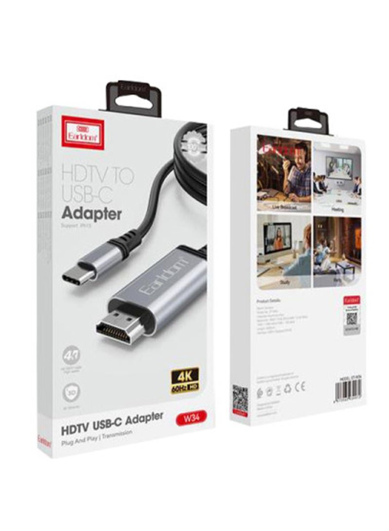 Type-C To HDMI Earldom W34