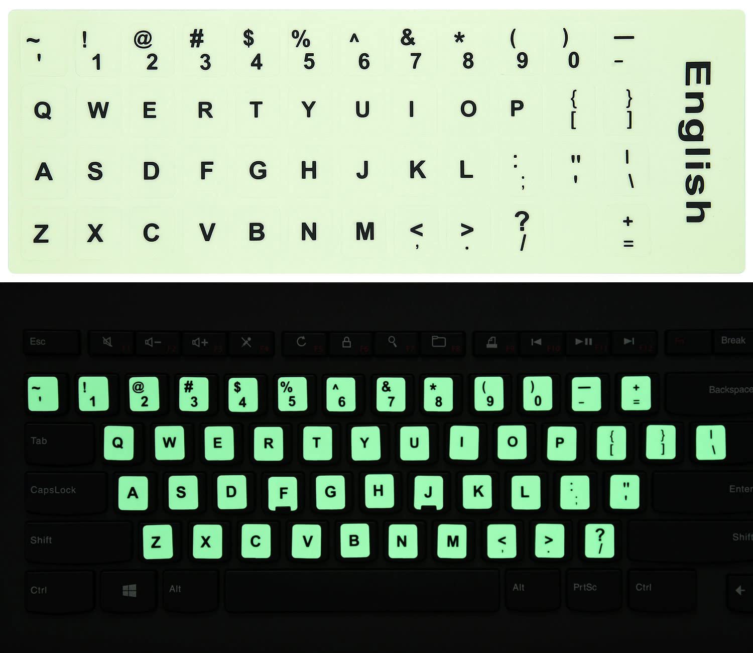 Arabic Keyboard Sticker Fosfor