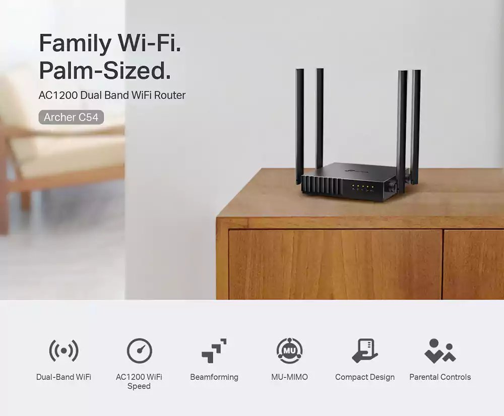 Router TP-LINK 4 Antenna Archer C54