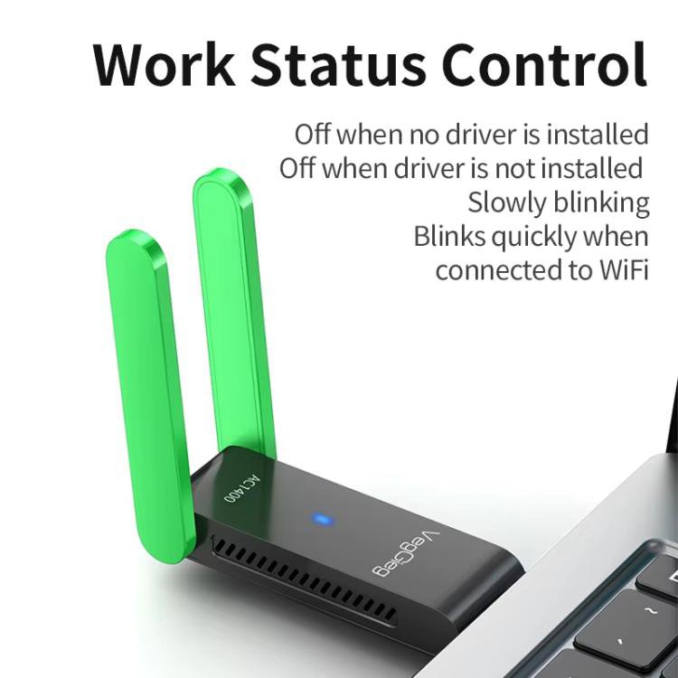 USB WiFi AC1300M Dual Band 5GHz VegGieg