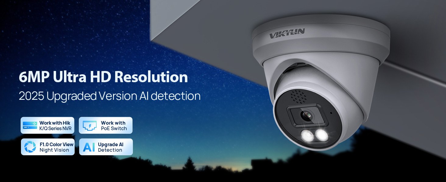 camera hikvision 6MP 3K COLOR