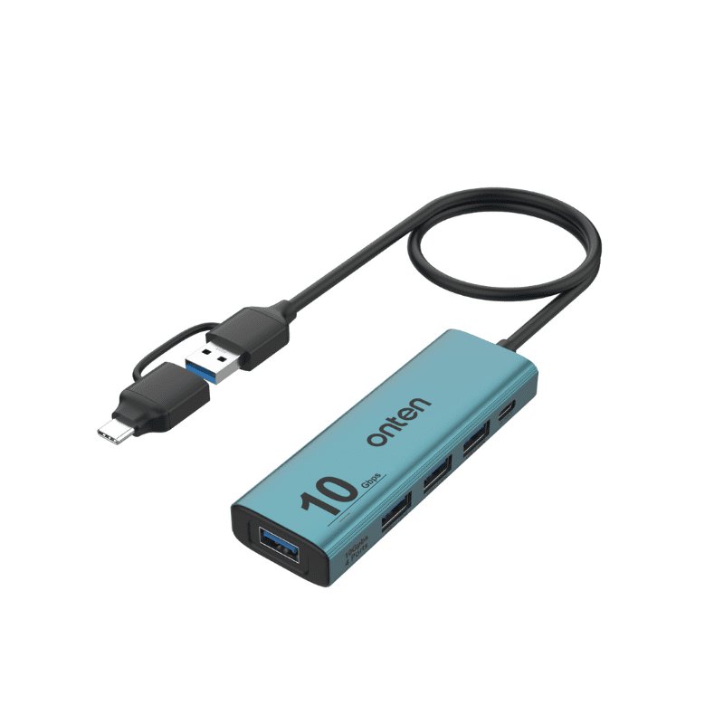 USB HUB 4 Port 3.0 Type-C and USB Onten UCA9701