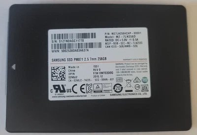 Hard Samsung 2.5" 256GB SSD