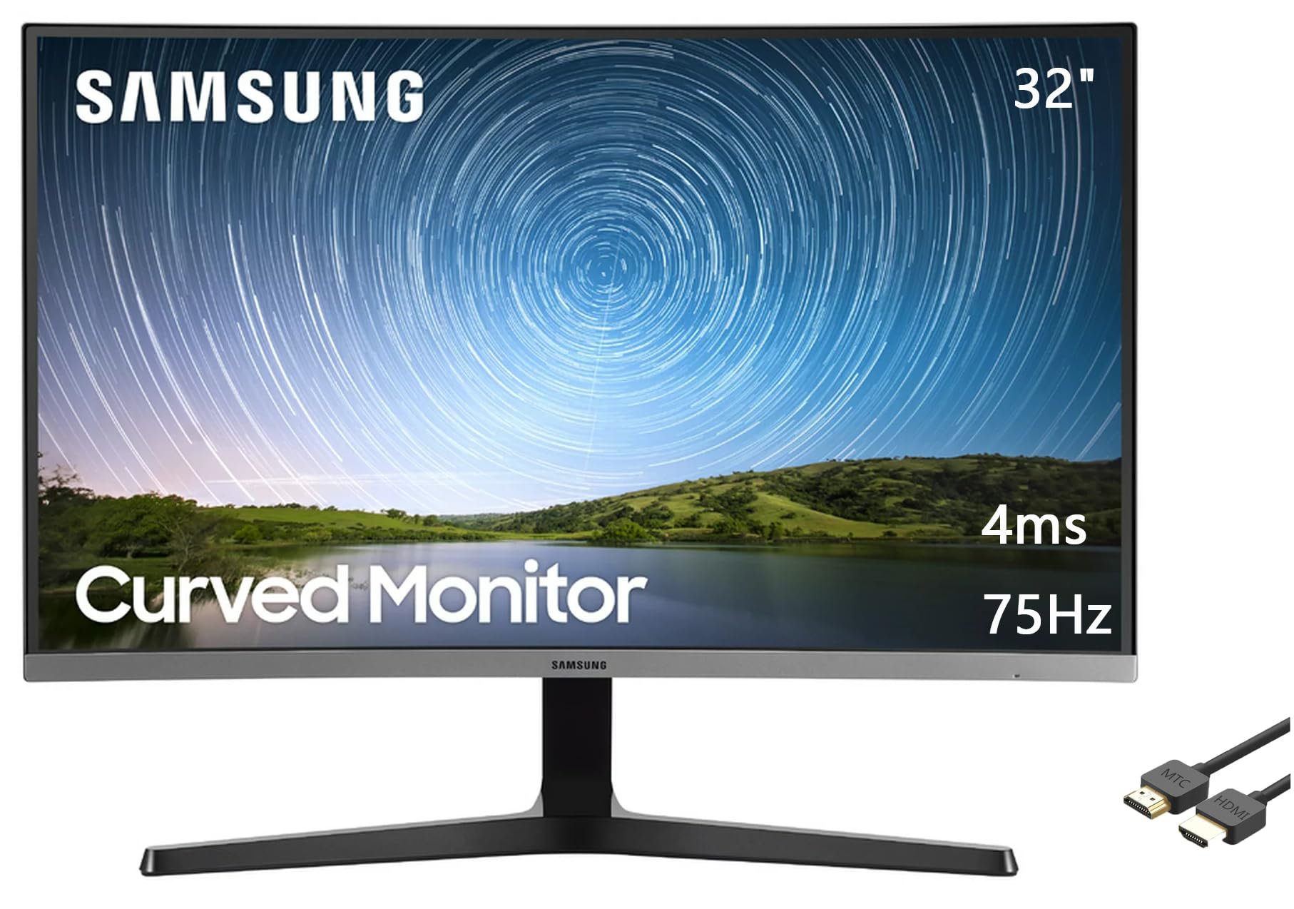 Monitor Samsung 32" Curved FHD 75Hz
