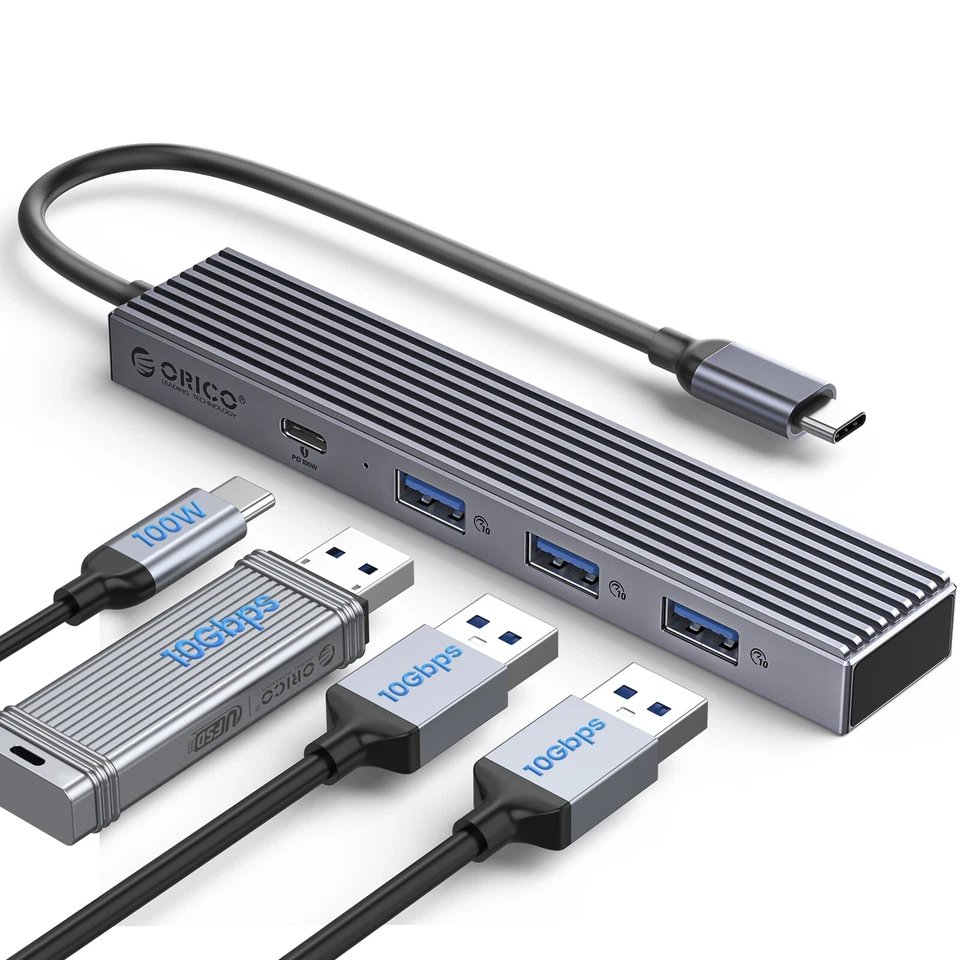 Type-C Hub 6 in 1 Adapter
