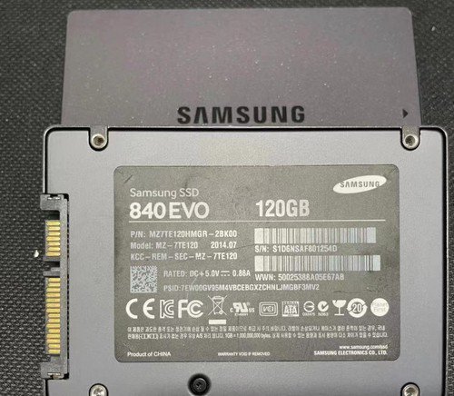 Hard 120Gb SSD 840EVO