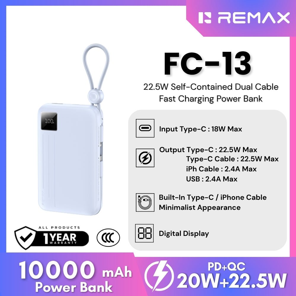 Power Bank 10,000mAh Remax pd