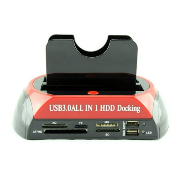 All In One HDD Docking Red