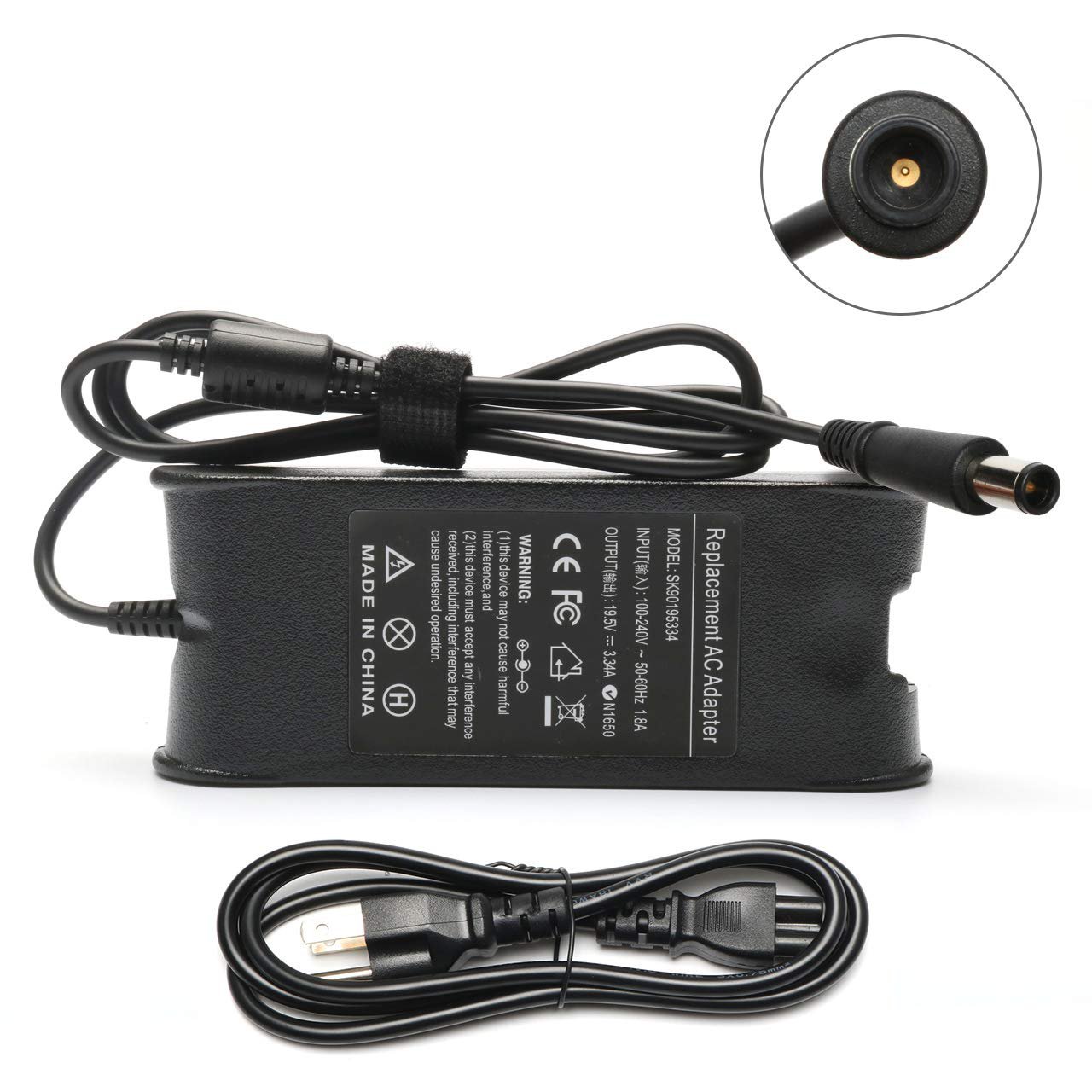 Dell Charger 19.5V 3.34A Black