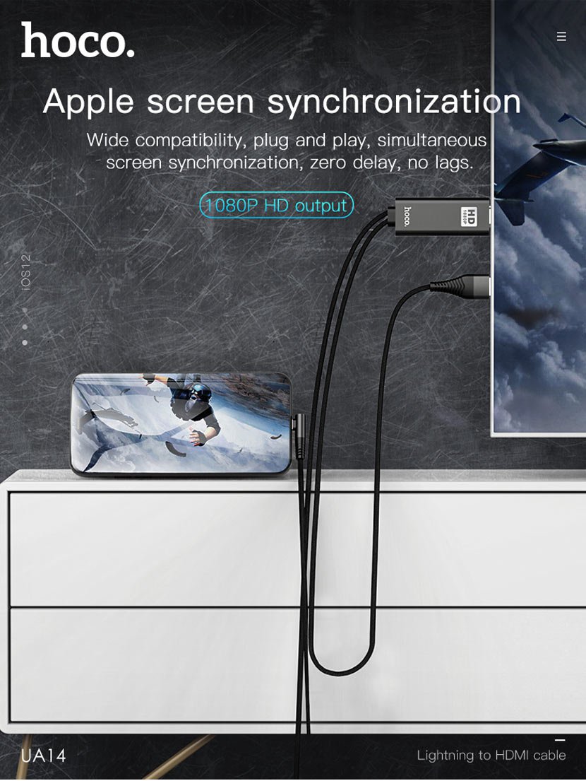 Hoco Lightning to HDMI UA14