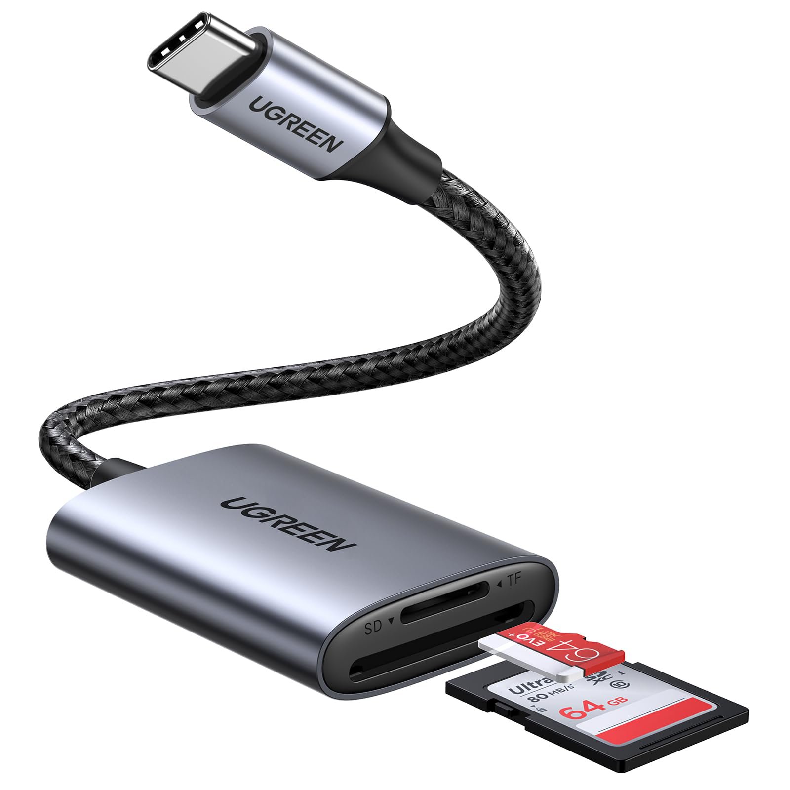 Type-C to Card Reader Green