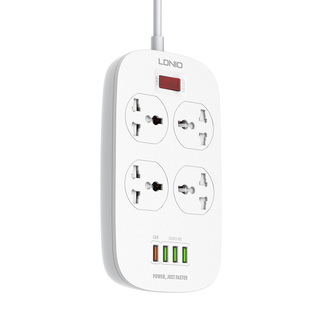 LDNIO 4 Power Socket and 4 USB SC4407
