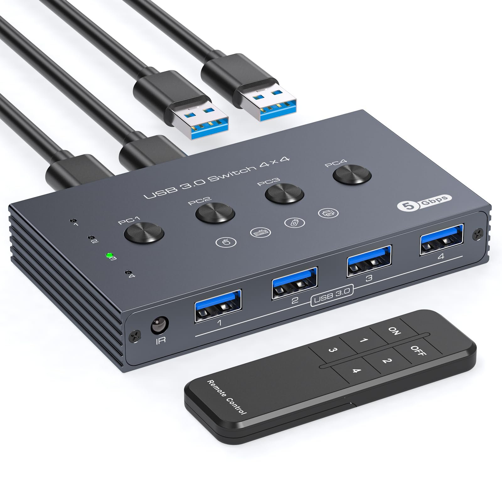Switch Printer 4 Port USB