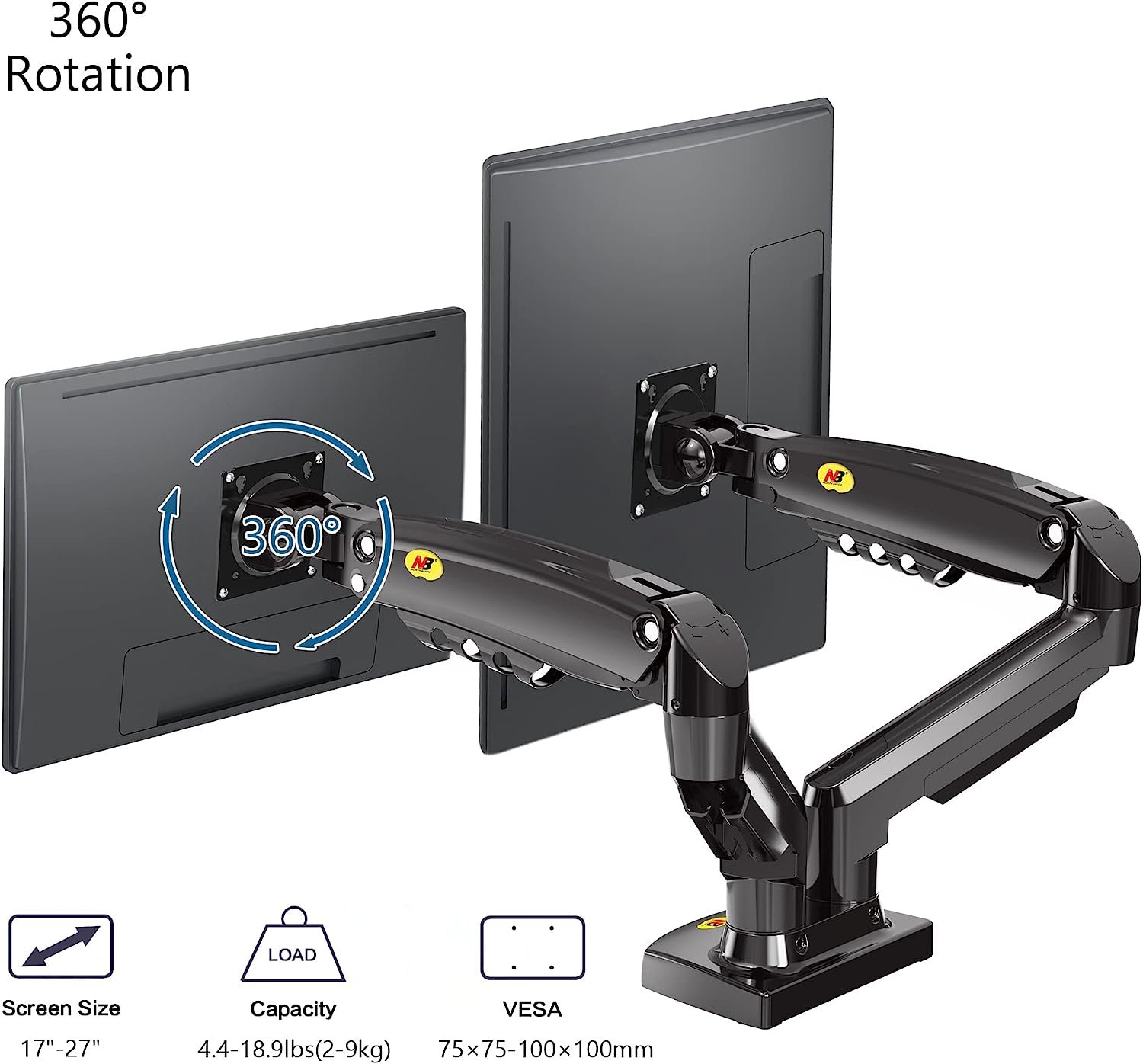 Stand  Mount Monitor Double - F160