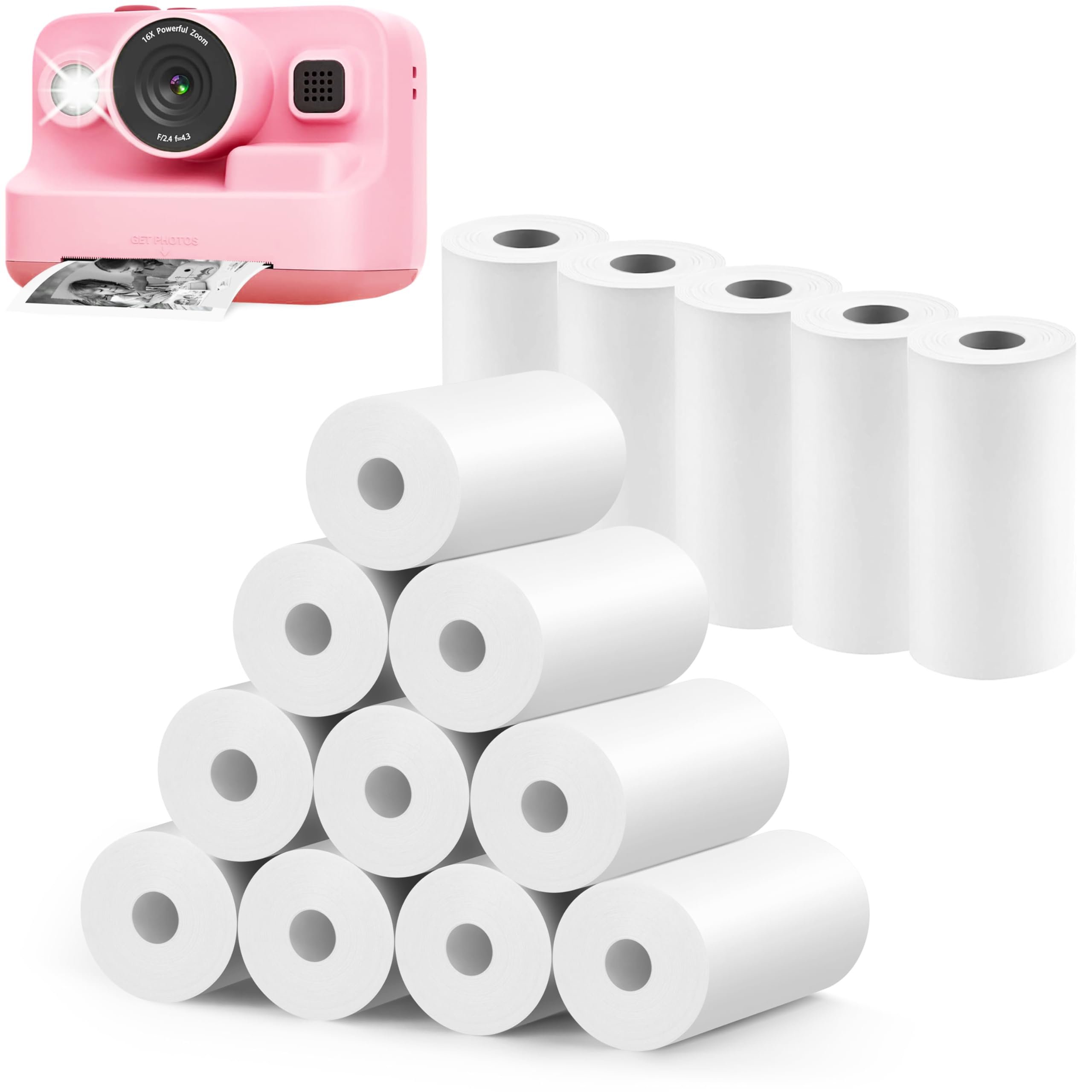 Children's Printing Camera Photo and Print 2-in-1