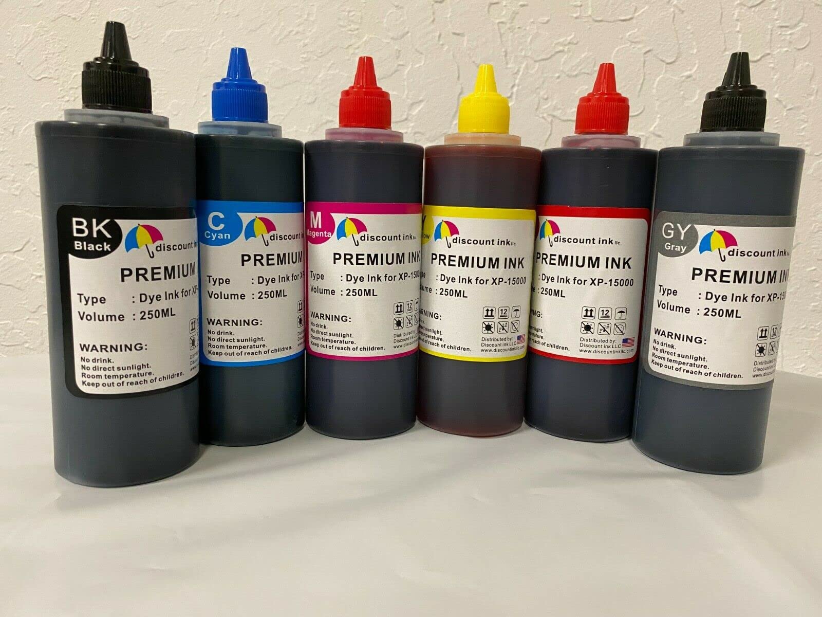 Vivid Refill Ink 6 Color 250ml
