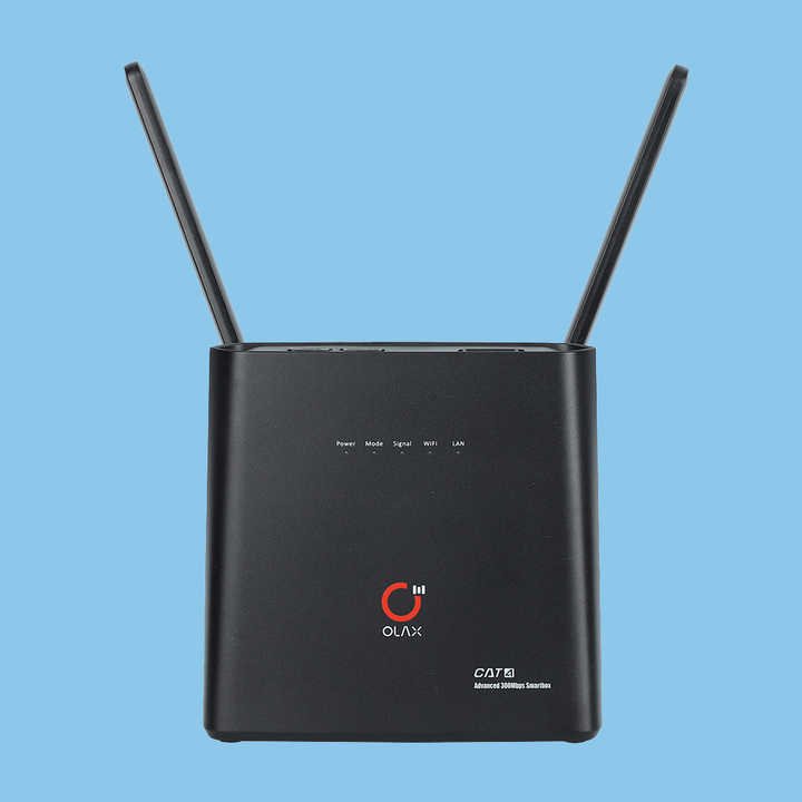 Router 4G/5G WiFi 6+ 300Mbps SIM OLAX CP109 Pro 6 Antenna Battery