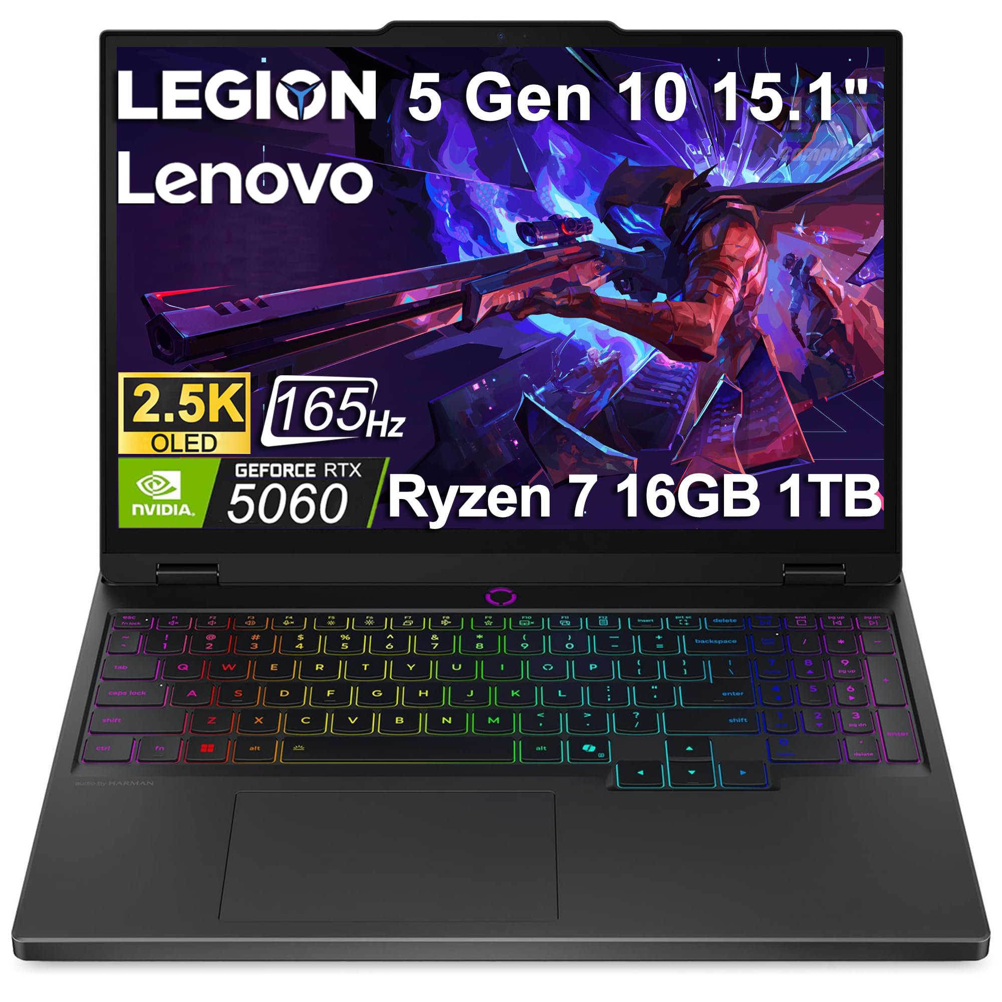 Lenovo Legion 5 15IRX10 i7H-13th/16/512/5070-8/15.1"-165Hz-OLED/Win