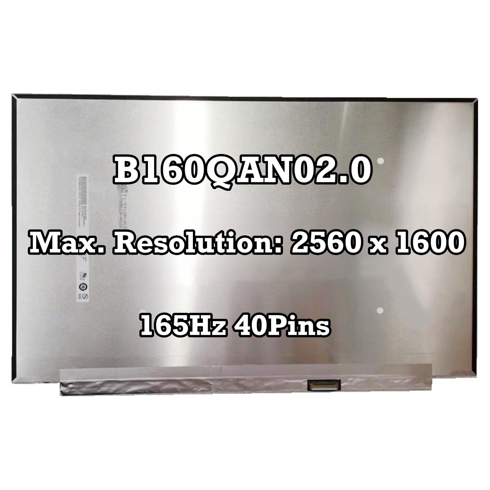 screen 16" slim 40PI 2K 165HZ NO PANEL