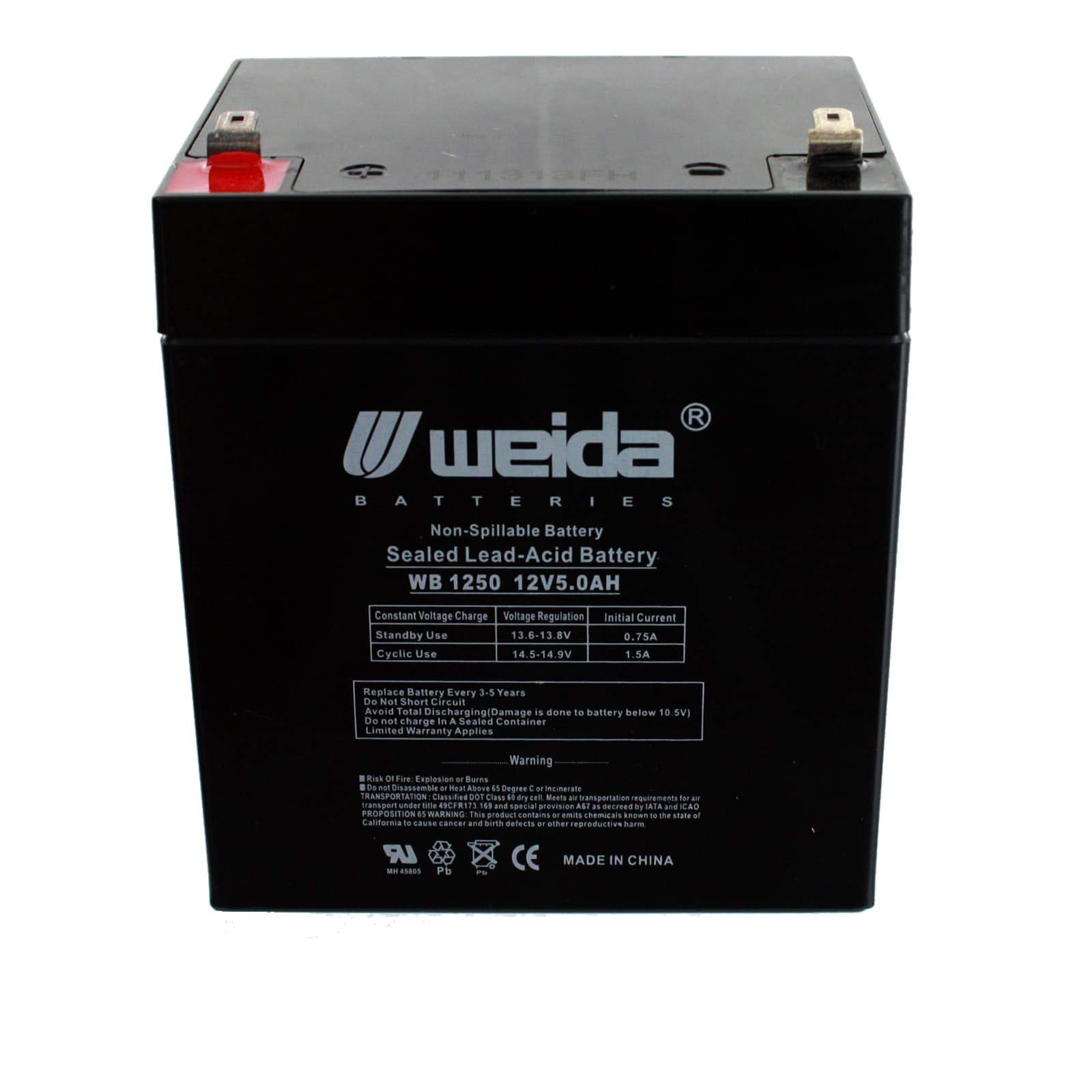 battery wedia  12v 5A