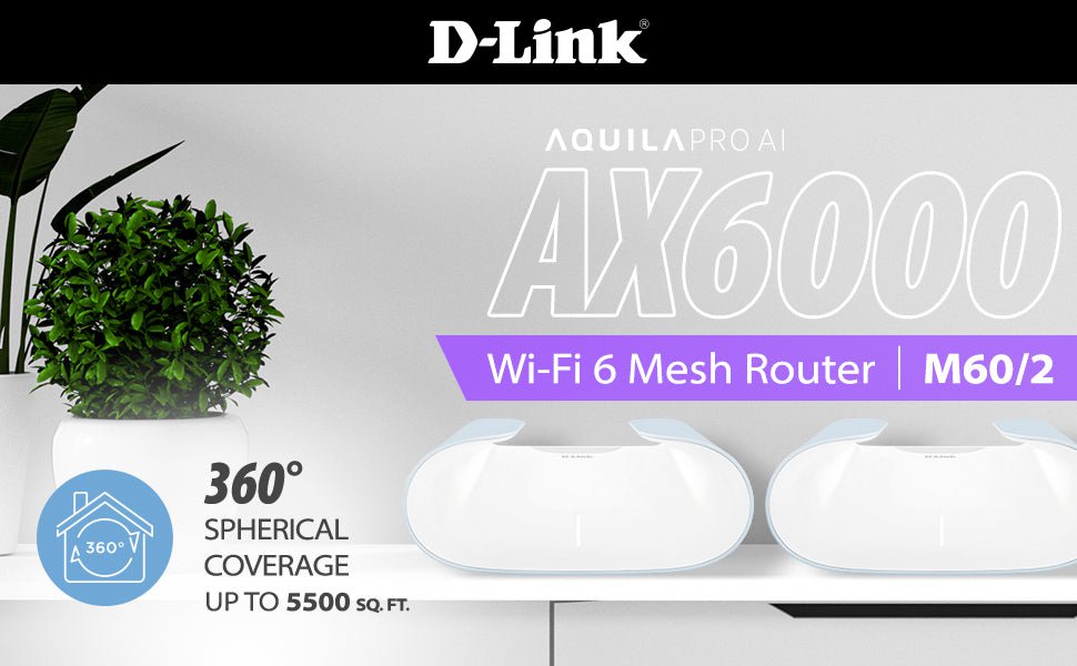 Router D-Link DIR-X3260M 4A Mesh Wifi6 Gigaport AX3200