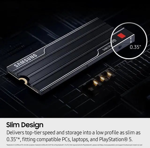 SAMSUNG 9100 PRO with Heatsink 2TB PCIe 5.0
