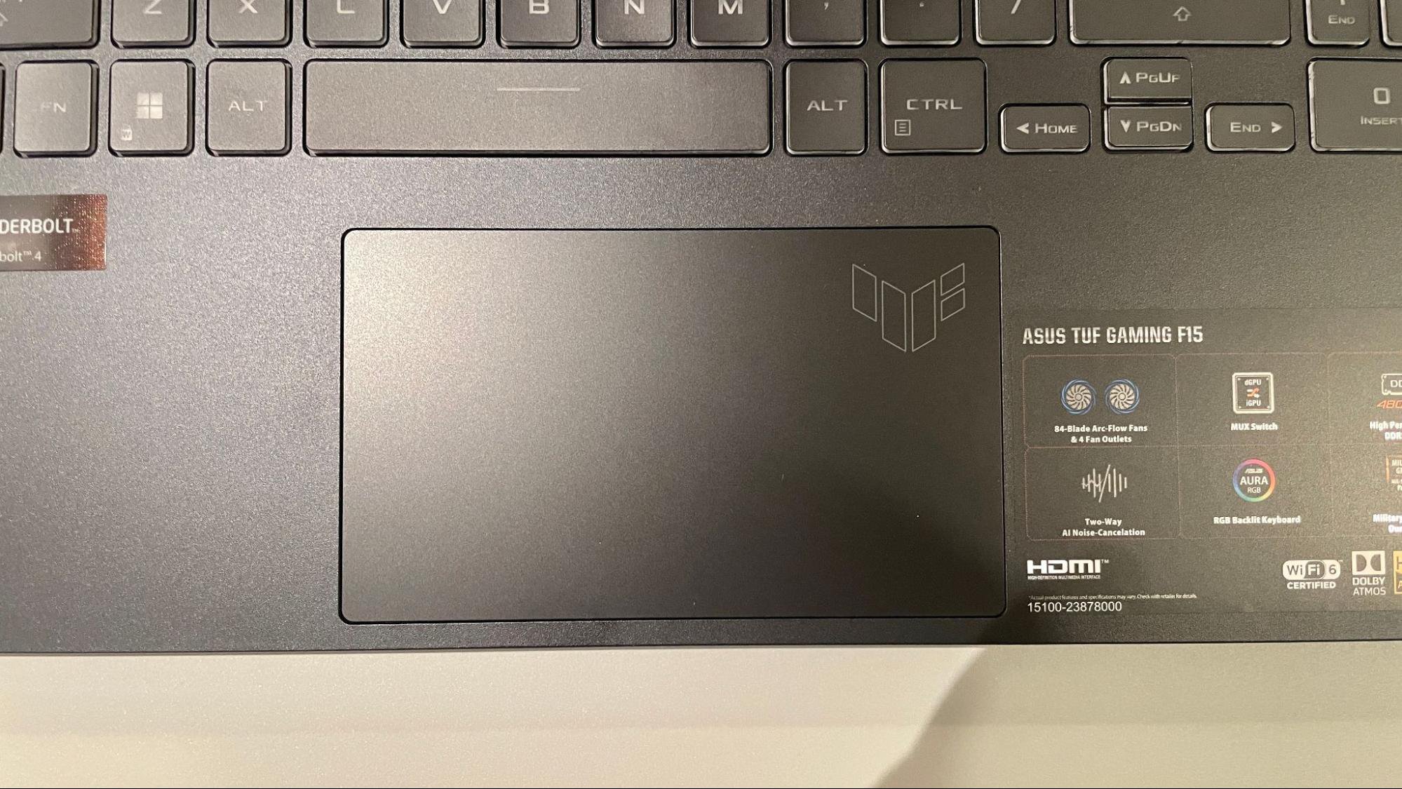 ASUS TUF F15 FX507ZI4, Intel Core i7-12700H, 16GB DDR4, 256GB NVMe SSD, GPU Not Working, 15.6" FHD IPS 144Hz - Used