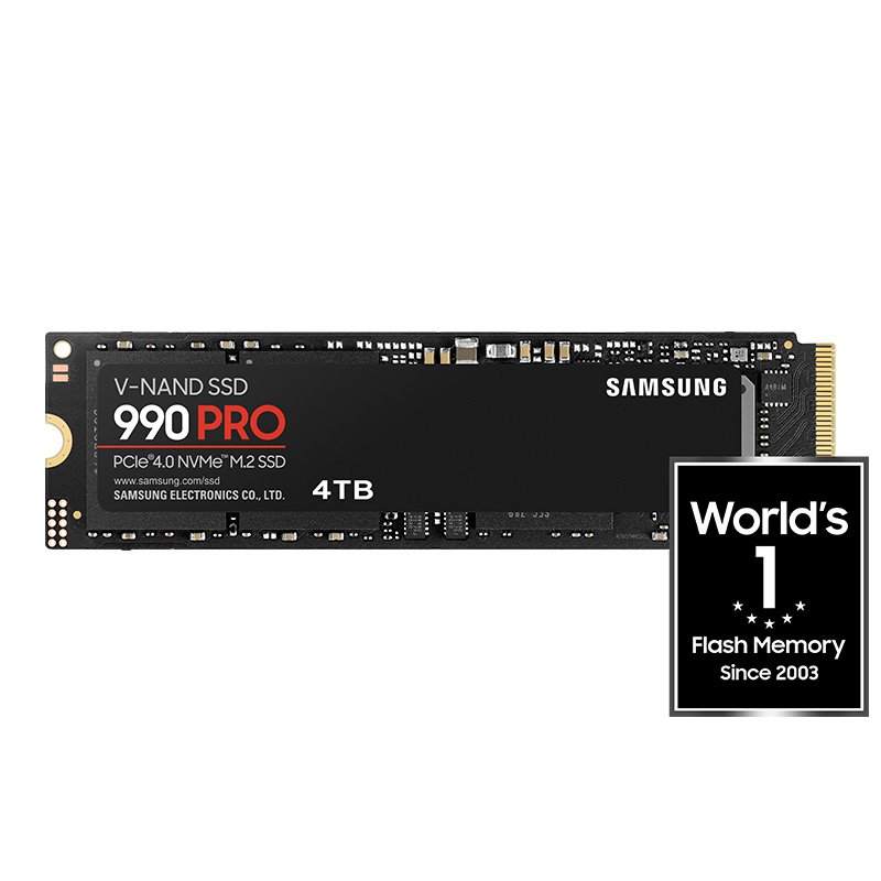 Samsung 990 PRO 4TB PCIe® 4.0 SSD