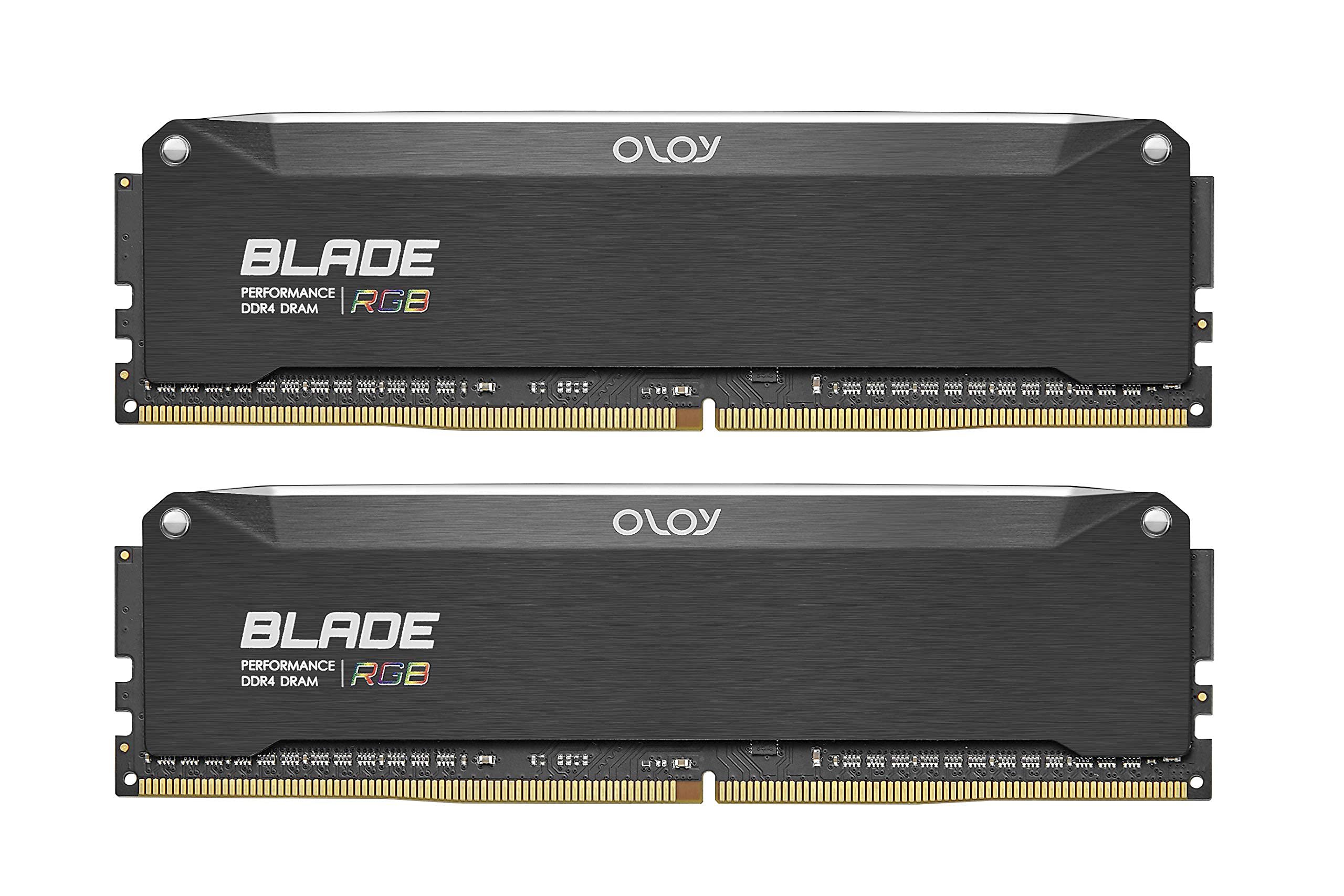 OLOy Hairline Blade RGB DDR5 RAM 16GB (2x8GB) 6000MHz 1.35V Gaming UDIMM RAM - Black