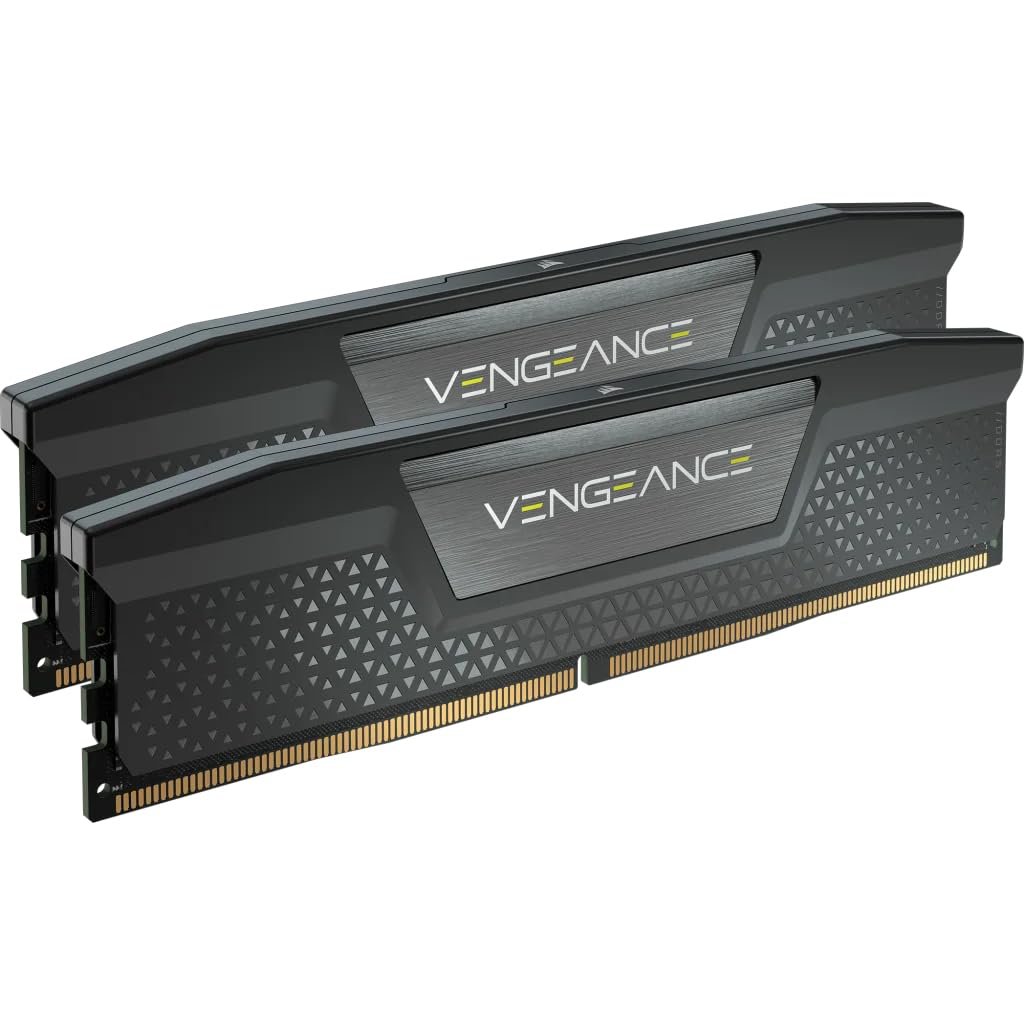 CORSAIR VENGEANCE RGB DDR5 RAM 96GB (2x48GB) 7200MHz CL40 Intel XMP - Black