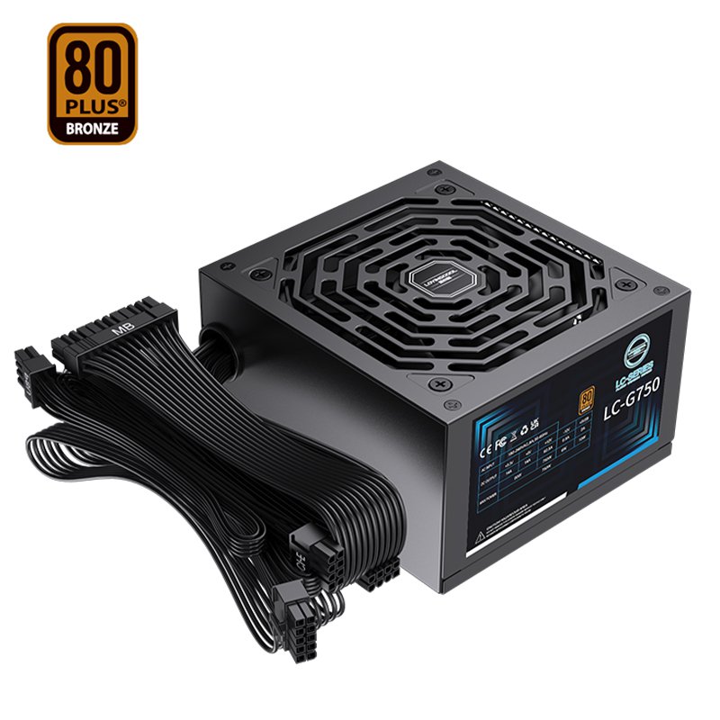 LOVINGCOOL LC-G750 Computer power supply, 80 Plus Bronze Full Modular Comput ATX PSU