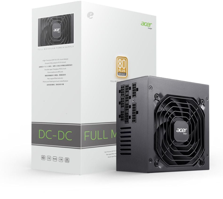 Acer Ac Series AC750W 80+ Bronze Full modular PSU