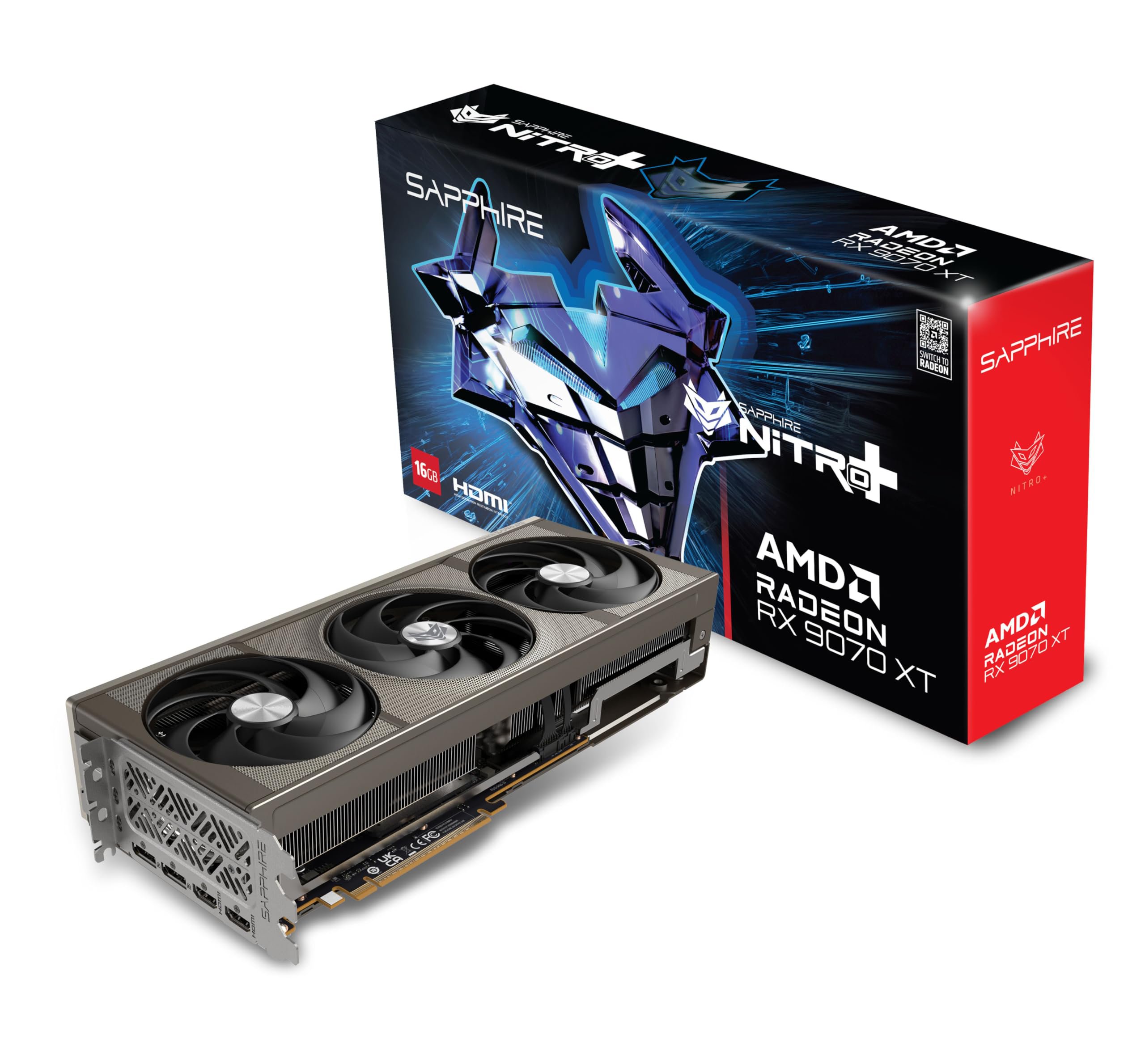 Sapphire Pulse AMD Radeon™ RX 9060 XT OC 16GB GDDR6, AMD RDNA 4