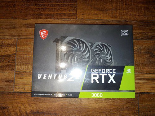 MSI GeForce RTX 3060 Ventus 2X 12G OC Graphics Card NVIDIA 12GB GDDR6