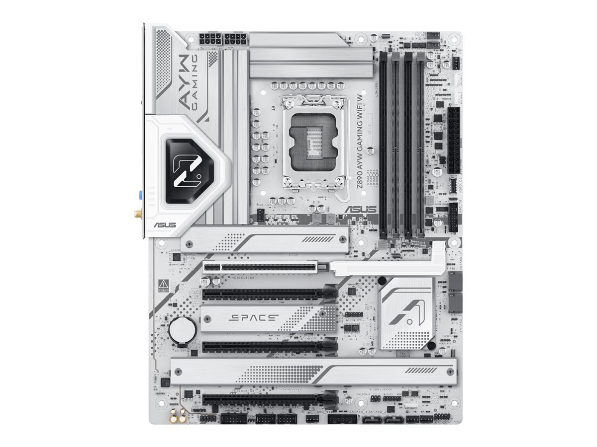 ASUS Z890 AYW Gaming WiFi W ATX Z890, Intel® Core™ Ultra Series 2 Ready - White