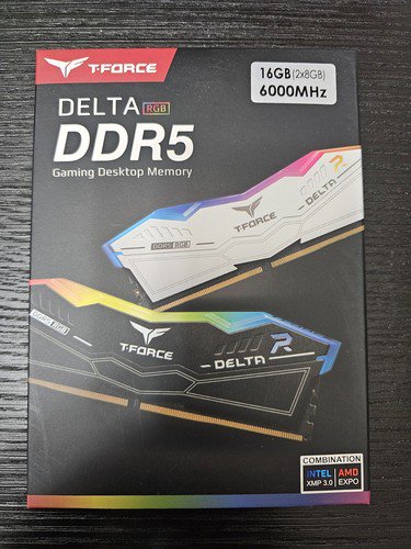 TeamGroup T-Force Delta RGB DDR5 64GB (2x32GB) 6000MHz Black