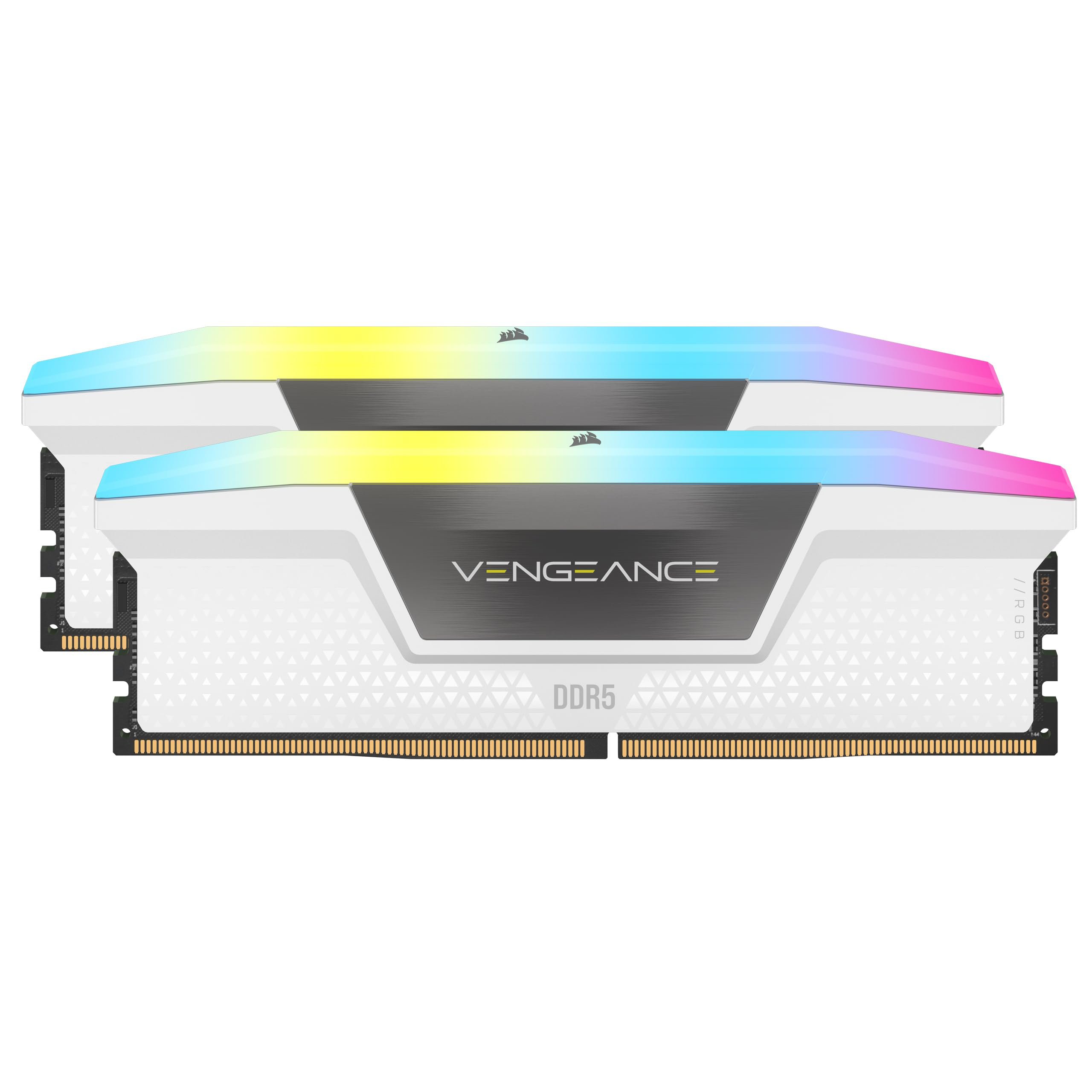 Corsair Vengeance RGB DDR5 32GB (2x16GB) 6000MHz - CL 36 Intel XMP/AMD EXPO Ready